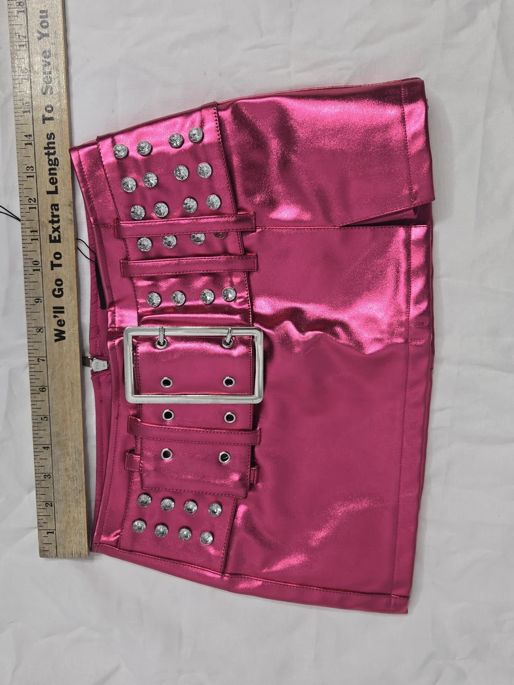 POSTER GIRL Metallic Hot Pink Over-the-Knee Boots